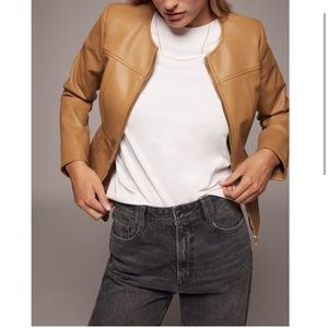 NWT Zara Double Zippered Jacket